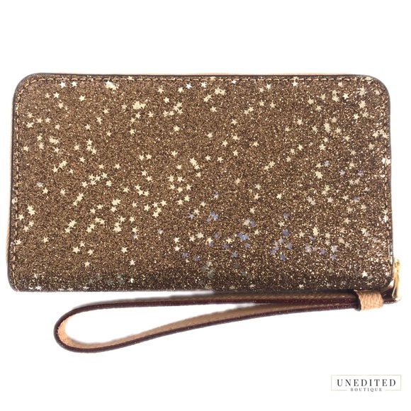 NWT - Coach Phone Wallet In Star Gitter - Picture 2 of 6